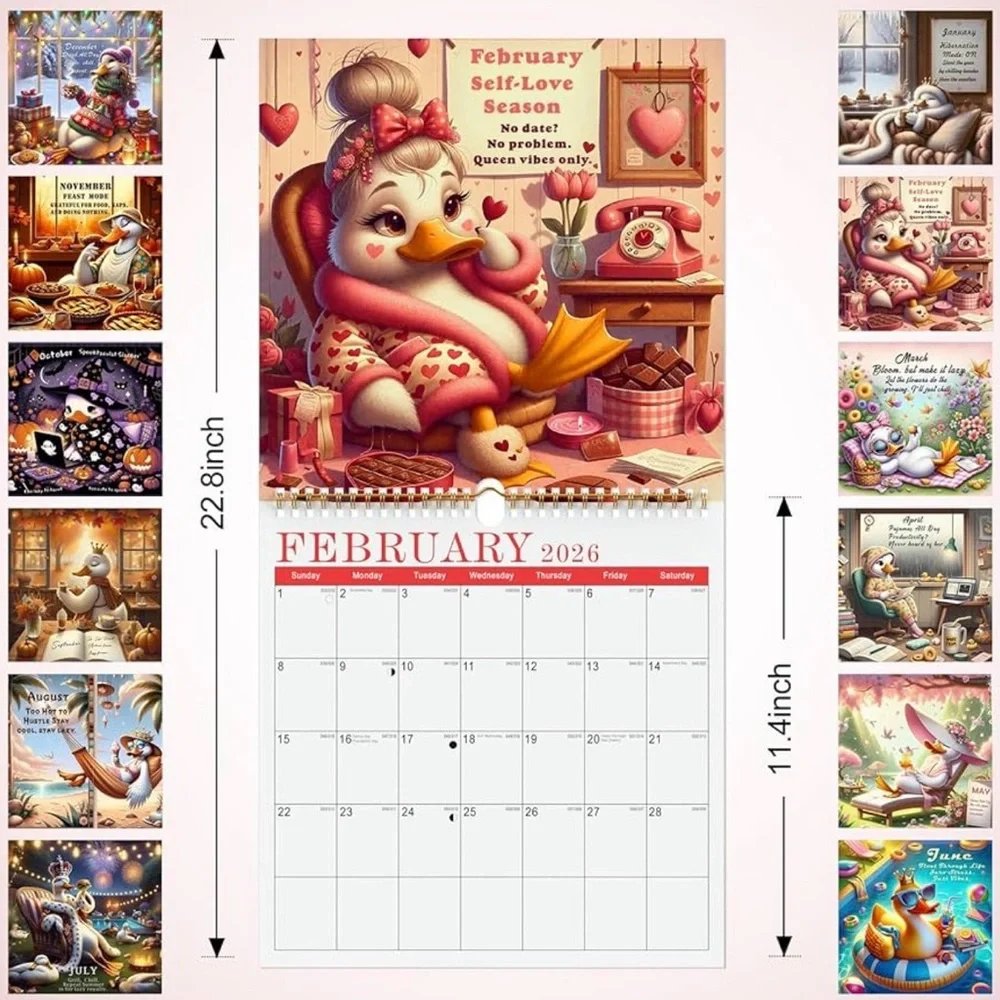 Queen of Chill 2026 Calendar Bundle of 3